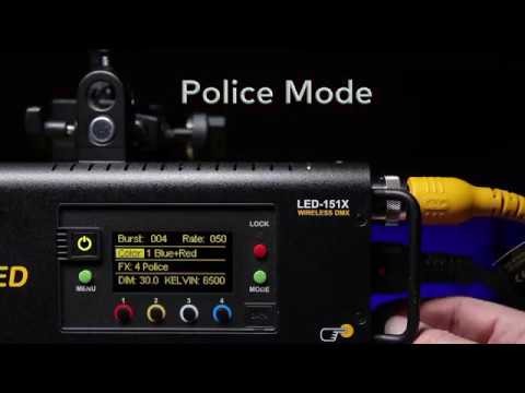 Kino Flo True Match® Firmware 3.0 – Police Mode